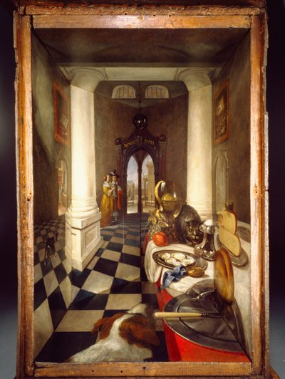 Perspective Box of a Dutch Interior, 1663 by Samuel van Hoogstraten